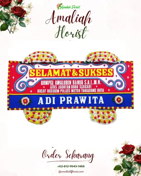 Papan Bunga Ucapan Selamat Terboyo Wetan